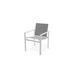 Telescope Casual Tribeca Café Stacking Patio Dining Chair Sling in White | 34 H x 24 W x 24.5 D in | Wayfair 1T7W31601