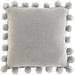 Langley Street® Draughn Cotton Throw Pillow Cover Cotton in Gray | 18 H x 18 W x 0.2 D in | Wayfair 0B9F7F791AF14002B213AD26E027FA17