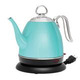 Chantal 1 qt. Stainless Steel Electric Tea Kettle Stainless Steel in White | 7.88 H x 5.88 W x 11.13 D in | Wayfair ELSL37-03M WT
