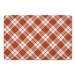 Brown 1 x 18 W in Kitchen Mat - Gracie Oaks Tamra Diagonal Kitchen Mat Synthetics | 1 H x 18 W in | Wayfair FADCE7CBD8B34322A842D460F2EF457F