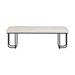 AllModern Kimbra Bench Polyester/Upholstered in White | 17.75 H x 55.25 W x 17.75 D in | Wayfair CEC8A145D42F4473829F64D8760916EB