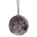Northlight Seasonal Lilac Hanging Christmas Ball Ornament Fabric in Gray | 3 H x 3 W x 3 D in | Wayfair 32913527