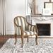 Armchair - Kelly Clarkson Home Fleur 25.2" Wide Linen Armchair Linen/Wood in Gray/Brown | 37.4 H x 25.2 W x 26.4 D in | Wayfair LARK1827 44288397