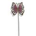 August Grove® Ghevont Butterfly Painted Garden Stake Metal | 20 H x 8 W x 0.5 D in | Wayfair 3E7D57B2A8954603AB6FEC6C93491C67