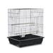 Tucker Murphy Pet™ Gemma 29.5" Flat Table Top Bird Cage w/ Perch Plastic/Steel in Black | 29.5 H x 25 W x 21 D in | Wayfair SP25212B/B