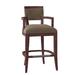 Fairfield Chair Keller 30" Bar Stool Wood/Upholstered in Red/Gray | 43 H x 22.5 W x 22.5 D in | Wayfair 6068-06_ 3160 63_ MontegoBay