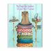 Red Barrel Studio® 'Not Spoiled Well Trained Funny Cartoon Pet Dog Design' by Gary Patterson Drawing Print, in Blue/Brown/Gray | Wayfair