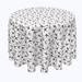 Rosalind Wheeler Blanco Geometric Round Tablecloth Polyester in Brown/Gray | 84 D in | Wayfair 0F3F62538D224BF3BB9FB47CFB27FEA3