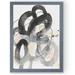 Orren Ellis 'Tangled Circuit III' by Paul Cezanne - Picture Frame Painting Print Canvas in Black | 24 H x 18 W x 1.25 D in | Wayfair