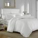 Laura Ashley Annabella Solid Crocheted Cotton Comforter Set Polyester/Polyfill/Cotton in White | Twin Comforter + 1 Sham | Wayfair USHSA51074018