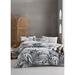 Bay Isle Home™ Stewartsville Duvet Cover Set Pima Cotton/Sateen in Black/White | Twin Duvet Cover + 1 Pillow Cases | Wayfair