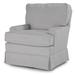 Lark Manor™ Ailbhe Swivel Glider & Ottoman Polyester or Polyester Blend in Gray | 38.5 H x 32.5 W x 39 D in | Wayfair