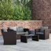 Wrought Studio™ Tondreau 4 Piece Rattan Sofa Seating Group w/ Cushions Synthetic Wicker/All - Weather Wicker/Wicker/Rattan | Outdoor Furniture | Wayfair