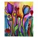 Wildon Home® Primeau Rainbow Flowers Throw Polyester | 51 W in | Wayfair 50F73EC5D1E04BC3AE5310CB7AF831A1