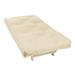 Twin 6" Foam Mattress - Alwyn Home Harding Cold Futon Polyester in White/Brown | 74 H x 38 W 6 D Wayfair 6292676886664DADB0592F2397FA611F