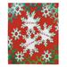 Red Barrel Studio® Vaghinag Let It Snow Throw Polyester in Red/Green | 51 W in | Wayfair 0EC6938B862744C39F4F9D0197F98525