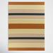 Blue/Gray 63 x 0.01 in Indoor/Outdoor Area Rug - Birch Lane™ Danes Striped Flatweave Burnt Orange/Beige/Charcoal Gray Area Rug | Wayfair