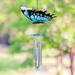 Exhart Large WindyWings Butterfly Wind Chime, 11 by 24 Inches Resin/Plastic in Indigo | 24 H x 10.8 W x 9.5 D in | Wayfair 40121-RS