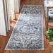 Blue/Navy 26 x 0.35 in Area Rug - Martha Stewart Rugs Oregon Oriental Navy/Gray Area Rug | 26 W x 0.35 D in | Wayfair ORE883N-26