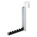 Yamazaki Home Over The Door Hooks - Folding Hanging Coat Rack, Steel, Over-the-Door Wood/Metal in Black | 7.9 H x 0.8 W x 8.1 D in | Wayfair 7162