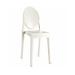Orren Ellis Helmsford King Louis Back Stacking Side Chair Plastic/Acrylic in White | 35.5 H x 15.5 W x 19.5 D in | Wayfair
