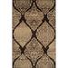 White 24 x 0.39 in Area Rug - Fleur De Lis Living Valarie Damask Medallion Indoor Area Rug Mocha Polypropylene | 24 W x 0.39 D in | Wayfair