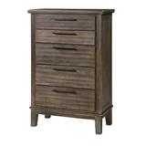 Gracie Oaks Saro 5 Drawer Accent Chest Wood in Brown | 56 H x 18 W x 36 D in | Wayfair ACD3C4D911F747F88CECD41BA51BC73C