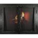 Williston Forge Koval Cabinet Style Steel Fireplace Door Steel in Brown | 28 H x 38 W x 3 D in | Wayfair C7C9E0A37E7B4B01BD4D5C9796E38601