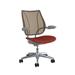 Humanscale Liberty® Ergonomic Mesh Task Chair Upholstered/Mesh in Red/Gray | 43.3 H x 26.5 W x 25 D in | Wayfair L113PM81CF78XFSHNSC