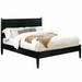 Red Barrel Studio® Newagen Platform Bed Wood in Black | 48 H x 80.5 W x 90.5 D in | Wayfair D6B56513815E4DC6801FFD05729017EB