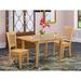 Gracie Oaks Jake-Tyler Butterfly Leaf Solid Wood Dining Set Wood in Brown | 29 H in | Wayfair B653D8E7E5544B2A9829823676B58698