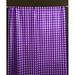 Rosalind Wheeler Lombard Gingham Room Darkening Outdoor Rod Pocket Single Curtain Panel Polyester in Black/Indigo | 108 H in | Wayfair