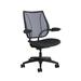 Humanscale Liberty® Ergonomic Mesh Task Chair Upholstered/Mesh in Black | 43.3 H x 26.5 W x 25 D in | Wayfair L113BM51CF12XFSHNSC