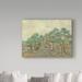 Vault W Artwork The Olive Orchard by Vincent Van Gogh - Print on Canvas in Green | 14 H x 19 W x 2 D in | Wayfair BL01942-C1419GG
