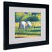 Vault W Artwork Farmers at Work 1882 by Georges Seurat - Picture Frame Print on Canvas Canvas | 11 H x 14 W x 0.5 D in | Wayfair BL01340-B1114MF