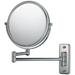 Aptations Mirror Image Modern & Contemporary Magnifying Makeup/Shaving Mirror Metal in Gray | 12.5 H x 10 W in | Wayfair 21145