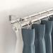 Kelly Clarkson Home Remi Curtain Double Rod & Hardware Set Metal in Gray | 2 H x 48 W x 6.38 D in | Wayfair 524138D8BFE84C19A3BFECF379B3F01C