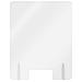 AARCO Acrylic 1 Panel Sneeze Guard | 18 H x 60 W x 9 D in | Wayfair FPS1824