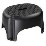 Ebern Designs Akimasa Step Stool Plastic in Black | 10 H x 15 W x 11.5 D in | Wayfair 6CEEFF8D4FFA4A55A76F4DE973E39330