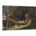 Vault W Artwork 'Girl in the Hammock, 1873' by Winslow Homer Painting Print Canvas in Green | 40 H x 12 W x 1.5 D in | Wayfair