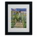Vault W Artwork "The Artist's Garden at Vetheuil" by Claude Monet Framed Painting Print Canvas in Blue/Green | 14 H x 11 W x 0.5 D in | Wayfair