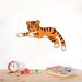 Zoomie Kids Baby Tiger Cute Cub Cartoon Wall Decal Vinyl in Orange | 8 H x 10 W in | Wayfair 1A82931FEB7C4C8F8FF7CB360977E550