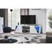 Wade Logan® Balqees TV Stand for TVs up to 65" Wood/Glass in White | 18.9 H in | Wayfair BA8DD587340F4E099DA4D98A023BF6FA