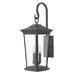 Lark Manor™ Alaraph 3 - Bulb 24.75" H Outdoor Wall Lantern Aluminum in Black | 24.75 H x 10 W x 11.75 D in | Wayfair