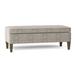 Red Barrel Studio® Congaree Upholstered Flip Top Storage Bench Linen/Performance Fabric/Polyester/Cotton | 18 H x 48 W x 21 D in | Wayfair