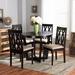 Red Barrel Studio® Edinboro 5 - Piece Solid Oak Dining Set Wood in Brown | 29.9 H in | Wayfair 89BEB90C77714928A876329645529B62