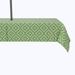 Bay Isle Home™ Viviano Geometric Tablecloth Polyester in Gray/Green | 60 D in | Wayfair CF9DEA835AAA48828A964501DFF7F53E