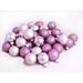 Northlight Seasonal 24ct Shatterproof 4-Finish Christmas Ball Ornaments Plastic in Indigo | Wayfair 31753545