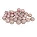 Northlight Seasonal Shatterproof 3-Finish Christmas Ball Ornament Plastic in Pink | 3.25 H x 3.25 W x 3.25 D in | Wayfair 32911656