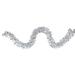 Northlight Seasonal 12' x 3" Tinsel Christmas Garland - Unlit Plastic in Gray | 2.75 H x 2.75 D in | Wayfair 32913345